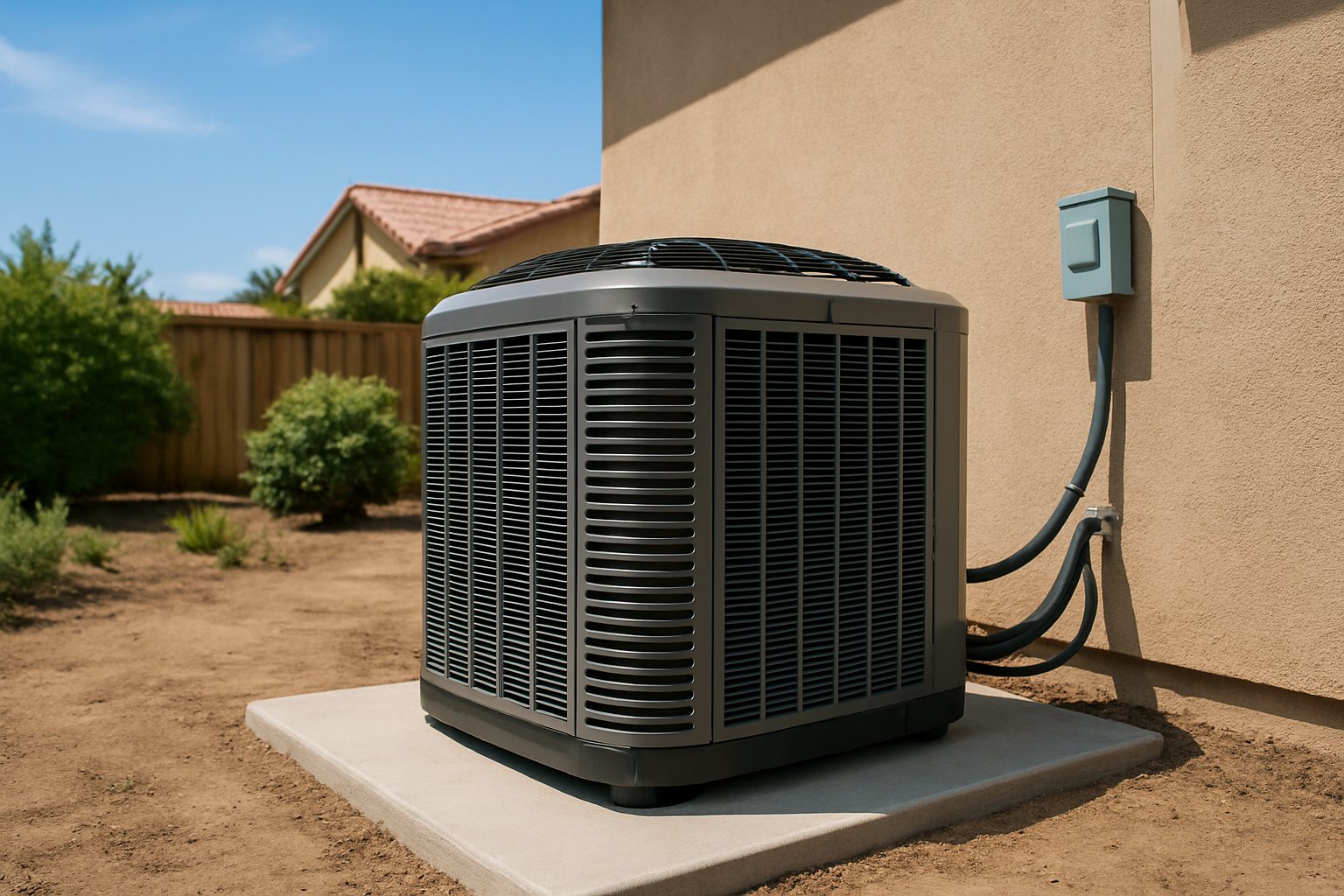 Instalación de unidad de A/C nueva